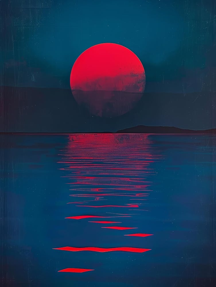 Sunset Over Water 4