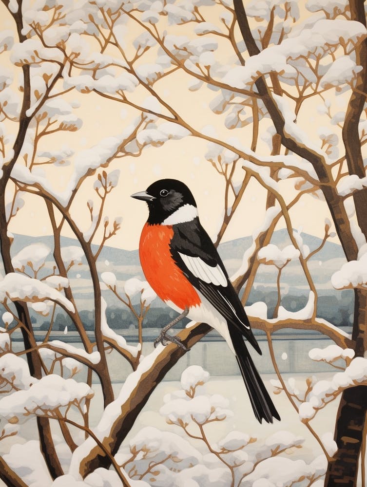 Bird Illustration Magpie 4