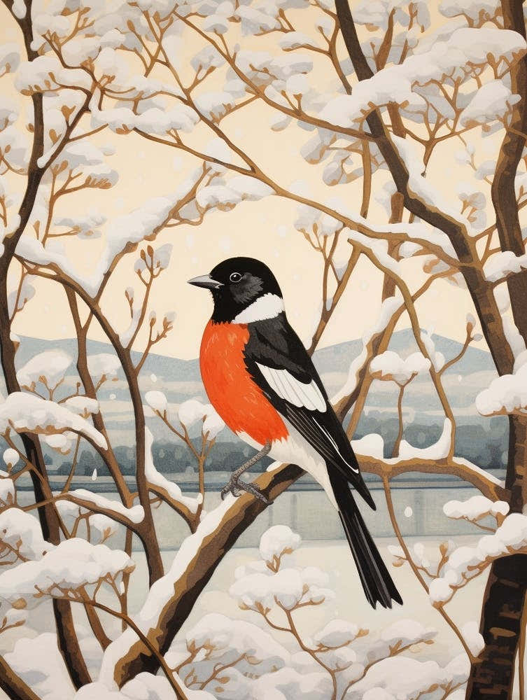 Bird Illustration Magpie 4