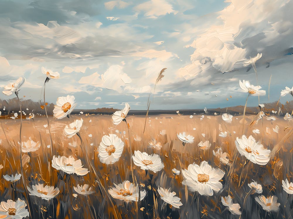 Wildblumen Feldlandschaft 9