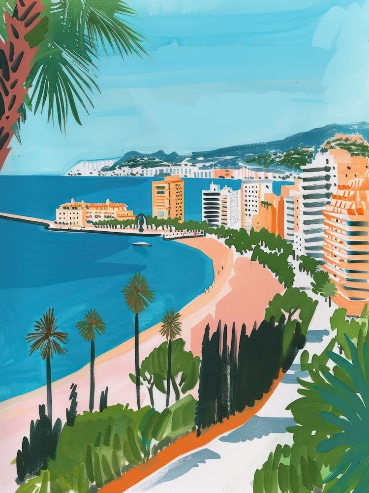 Reiseposter Happy Places Malaga 1