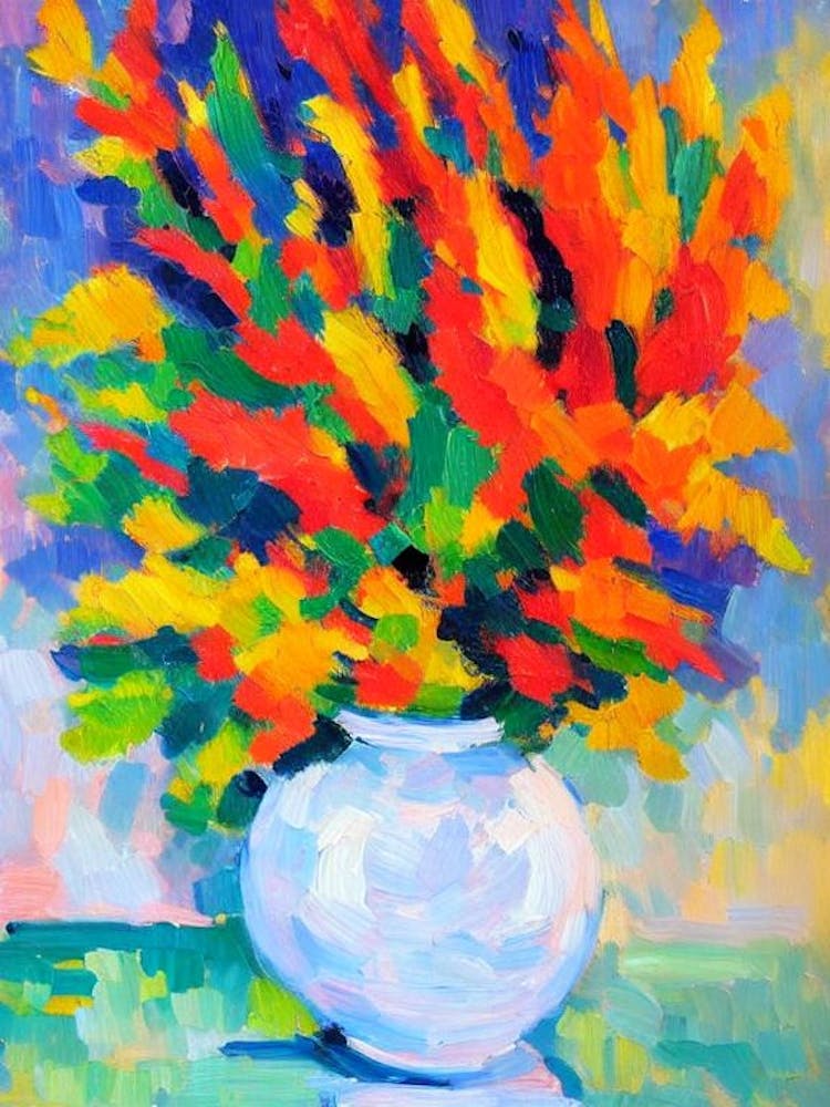 Just Flowers Matisse Inspired Flower