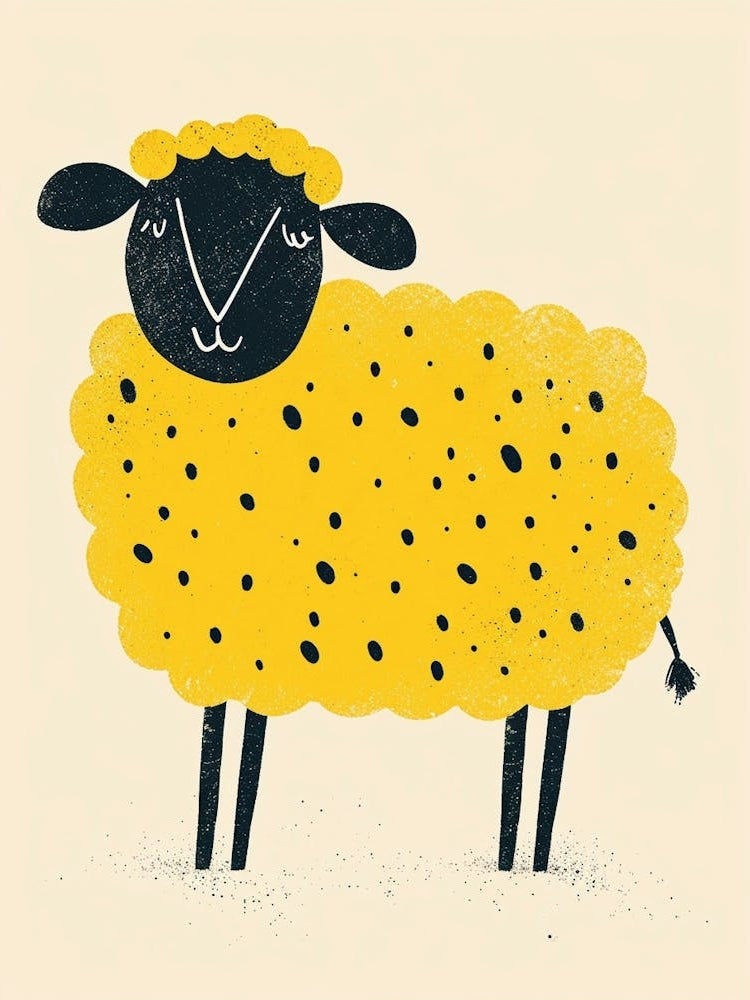 Yellow Sheep 1