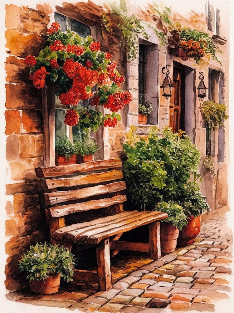 Banc près de la fenêtre
