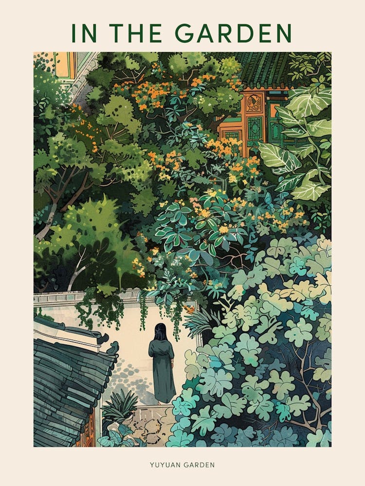 Im Garten Poster Yuyuan Garden China 2