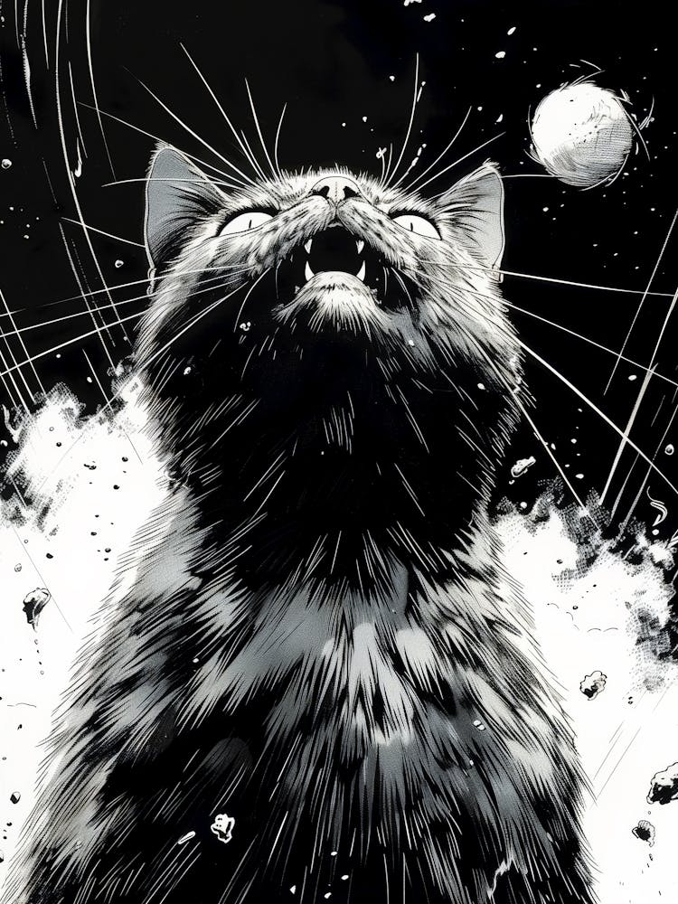 Cat On The Moon