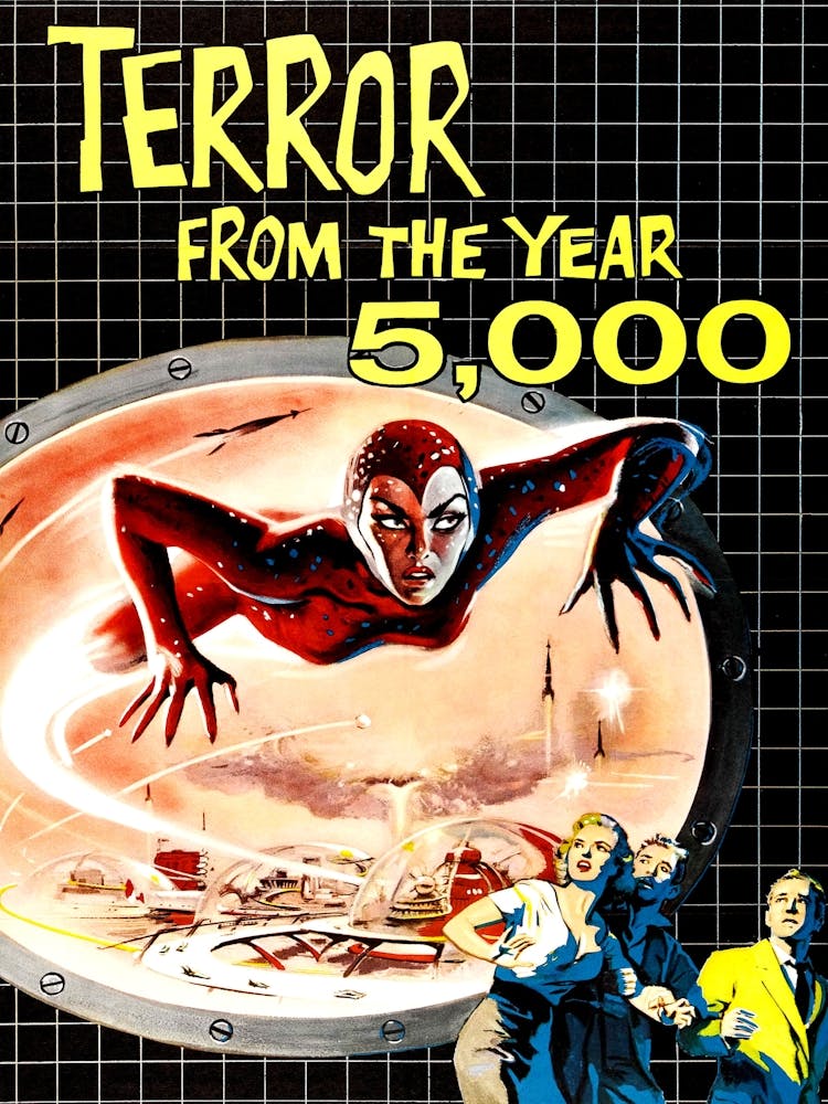 Scifi Movie Poster, Terror From The Year 5000
