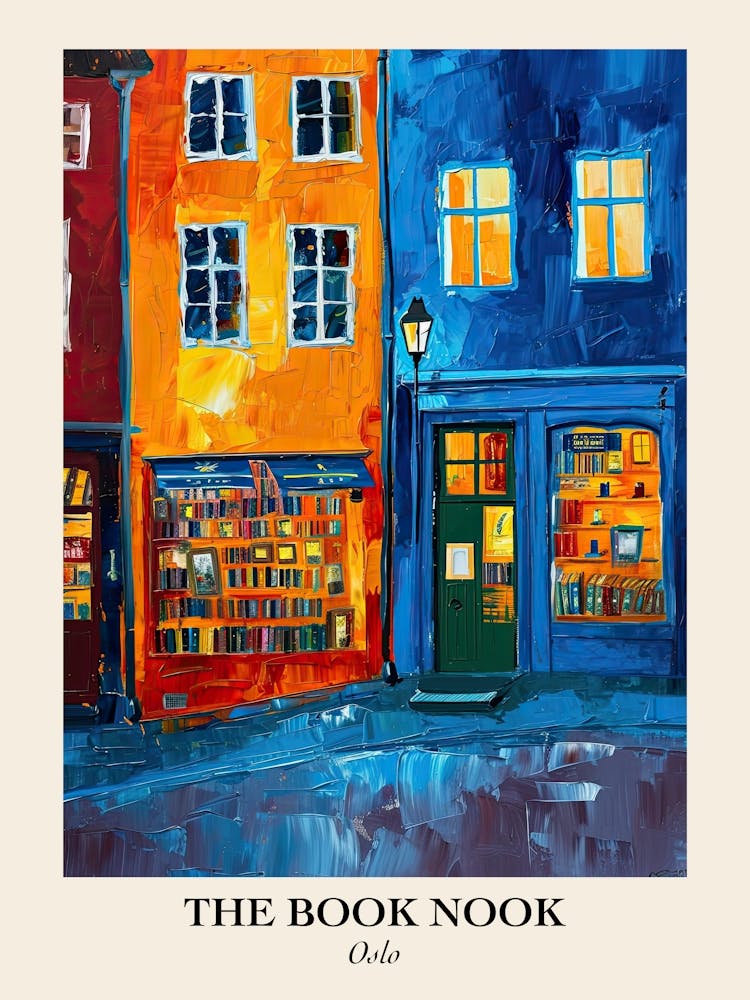 Oslo Book Nook Bookshop 2 Poster