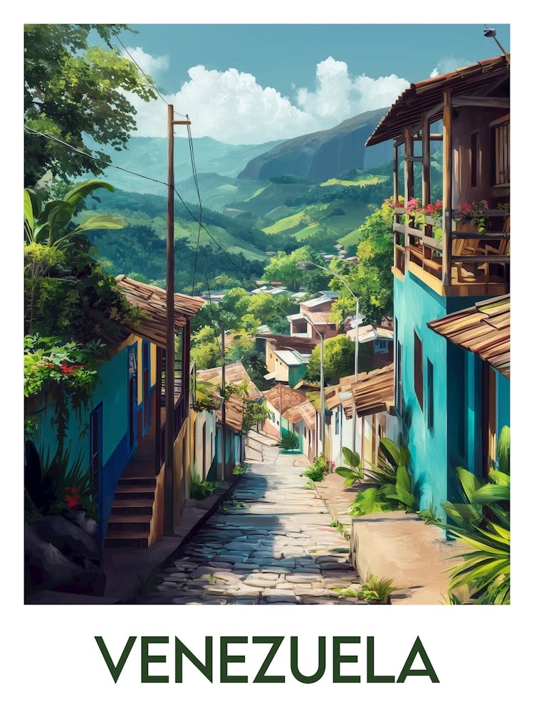 Affiche de voyage Venezuela 1