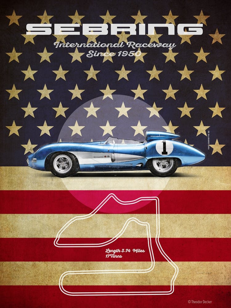 Sebring Racetrack Corvette SS