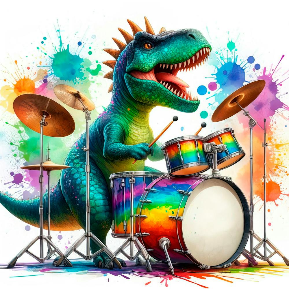 Dinosaur Drumming