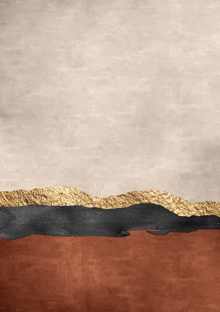 Abstract Brown Black Gold