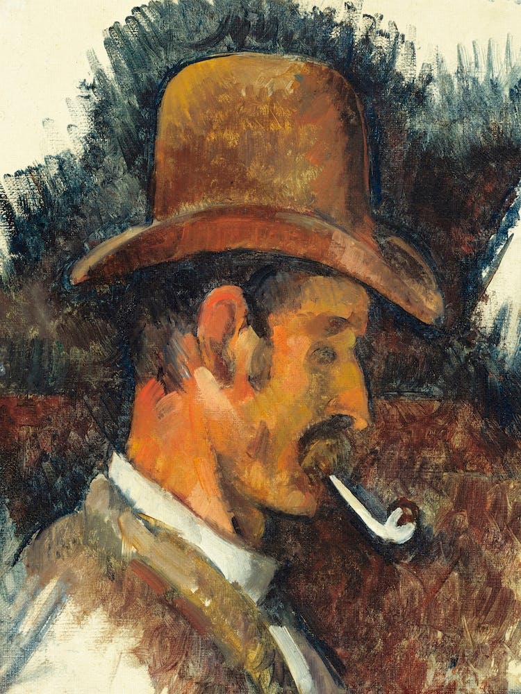 Man With Pipe, Paul Cézanne