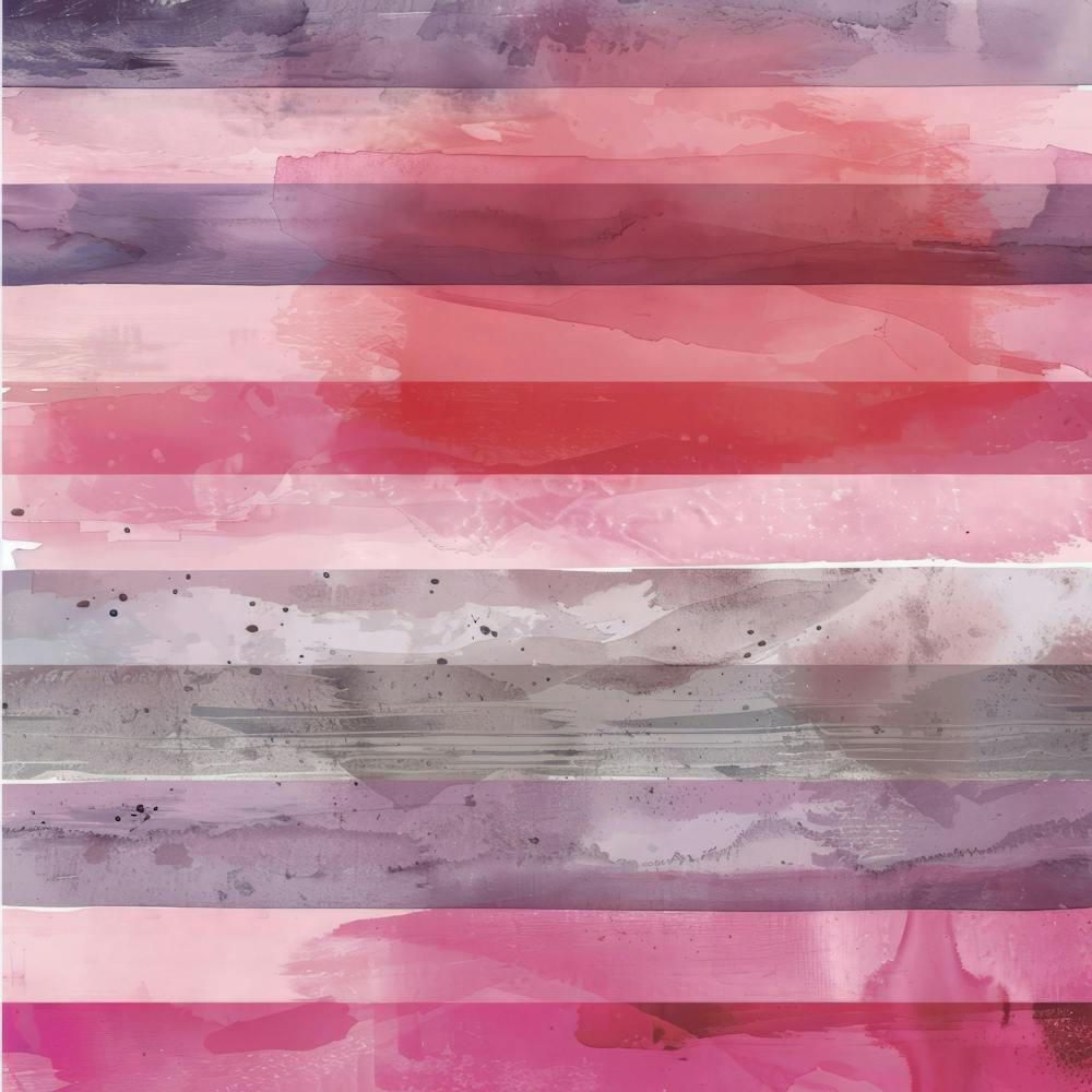 Pink Striped Canvas Print
