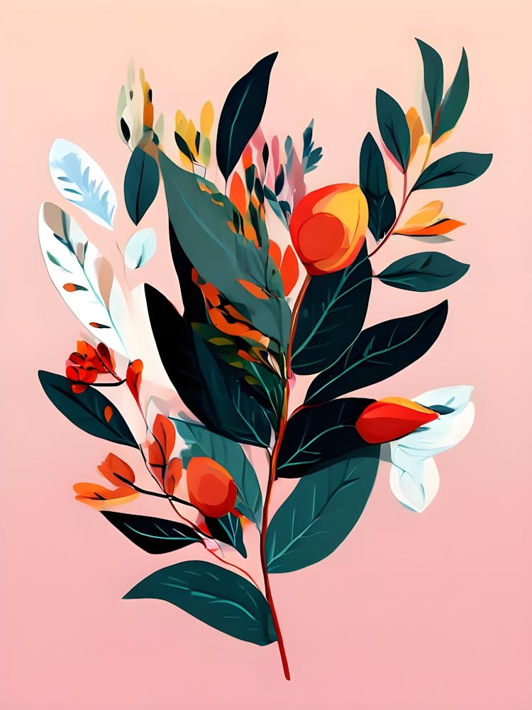 Abstract Floral Painting 4