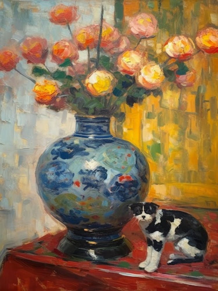Lotus With A Cat 2