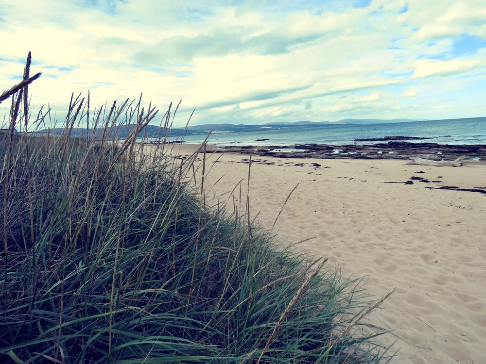 Moody Landscape Scotland Beach Sand
