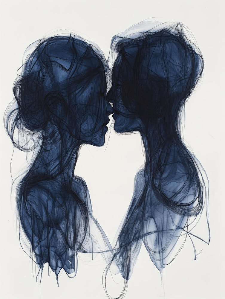 Two Women Kissing 36