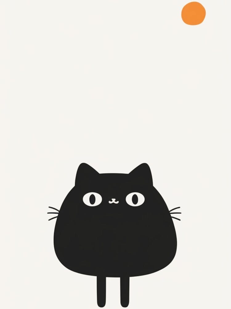 Cat In Front Of The Sun