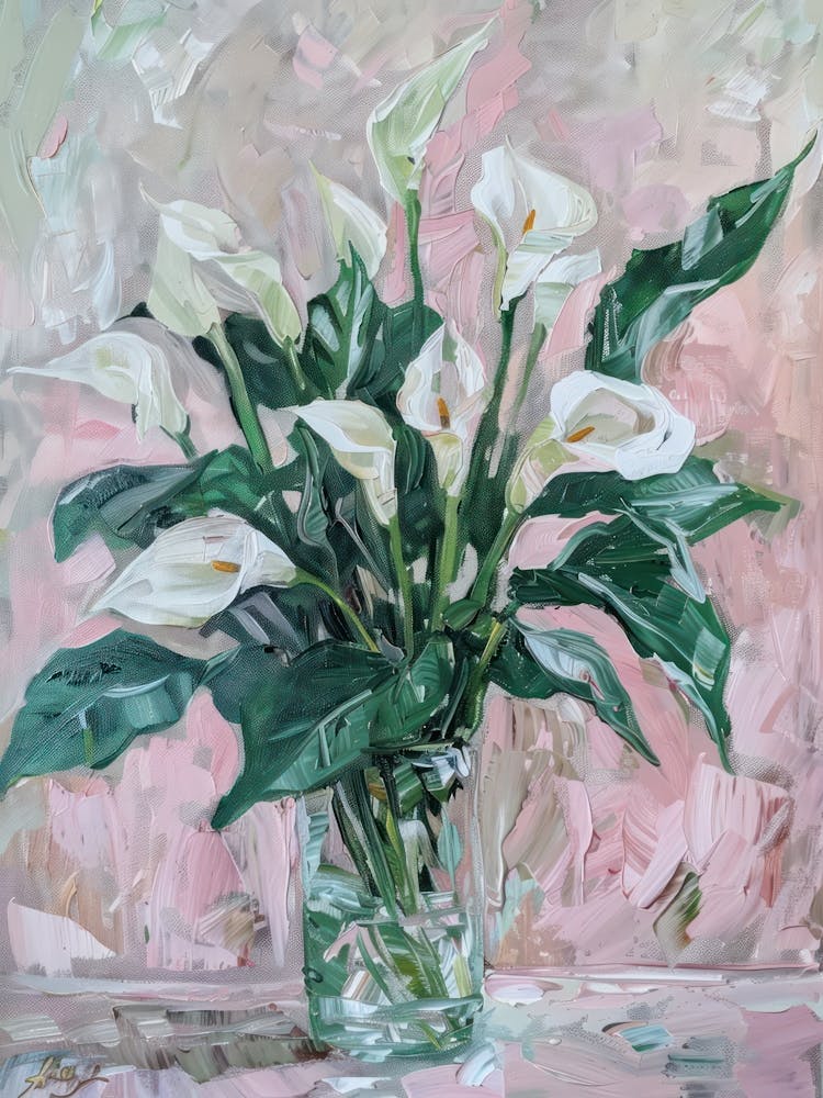 A World Of Flowers Calla Lily 4 Painting