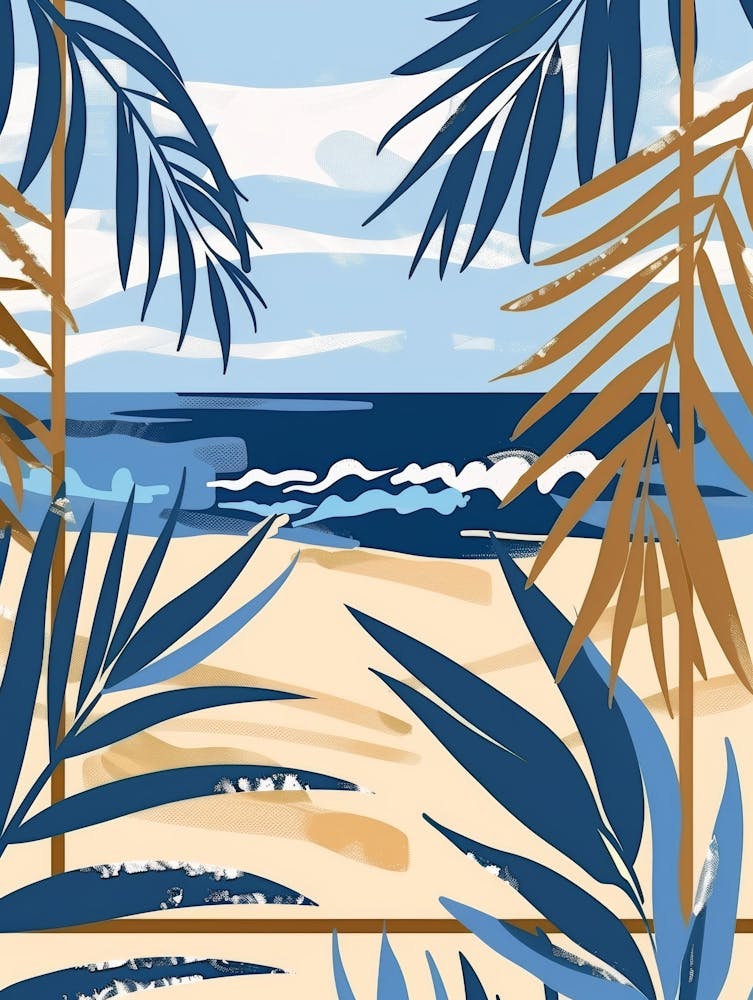 Tropical Beach Scene