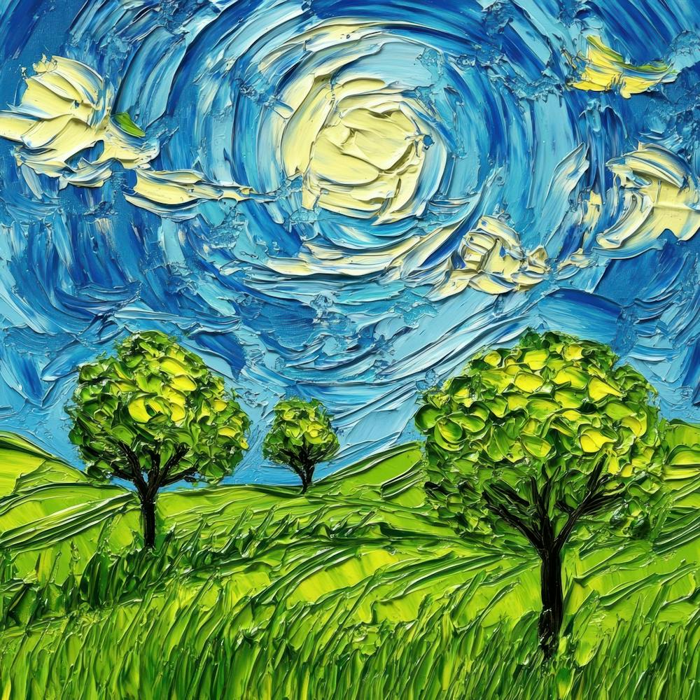 Trees In A Field 4