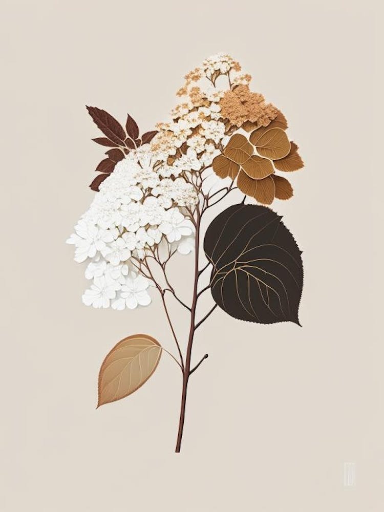 Hydrangea Root Spices And Herbs Retro Minimal 4