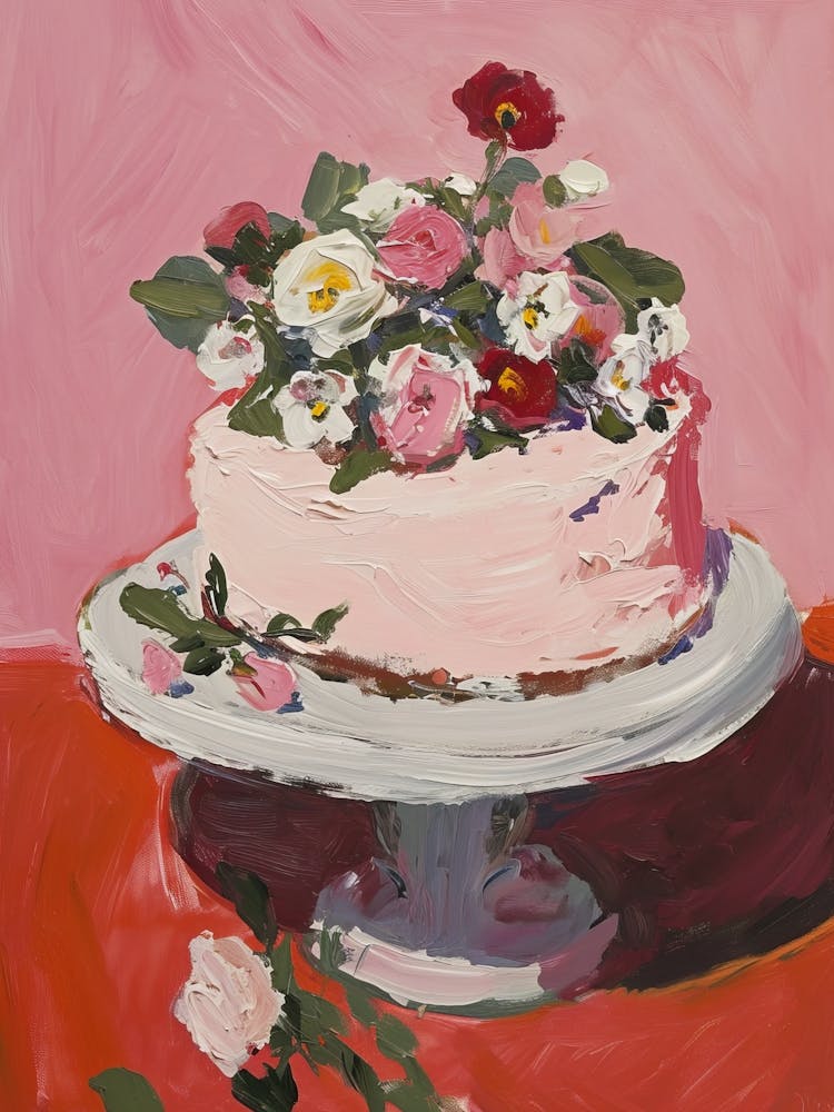Gâteau sur une Assiette
