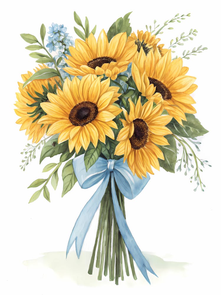 Bouquet Of Sunflowers 1