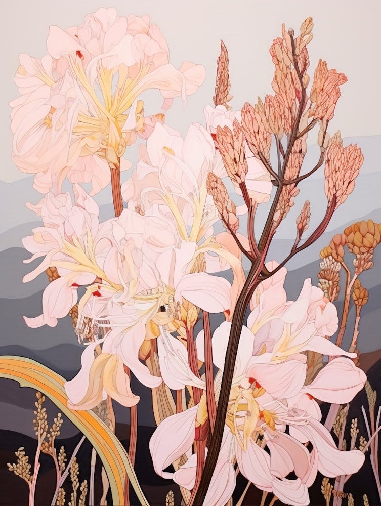 Flower Illustration Kangaroo Paw Flower 4