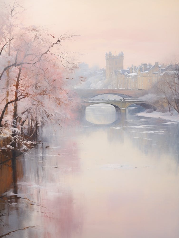 Dreamy Winter Painting Richmond England 1