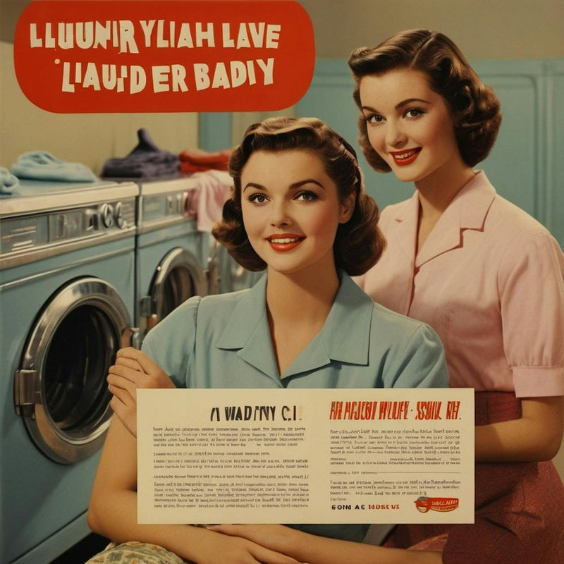 Default Default Vintage And Retro Laundry Ad Aesthetic With Cl 3
