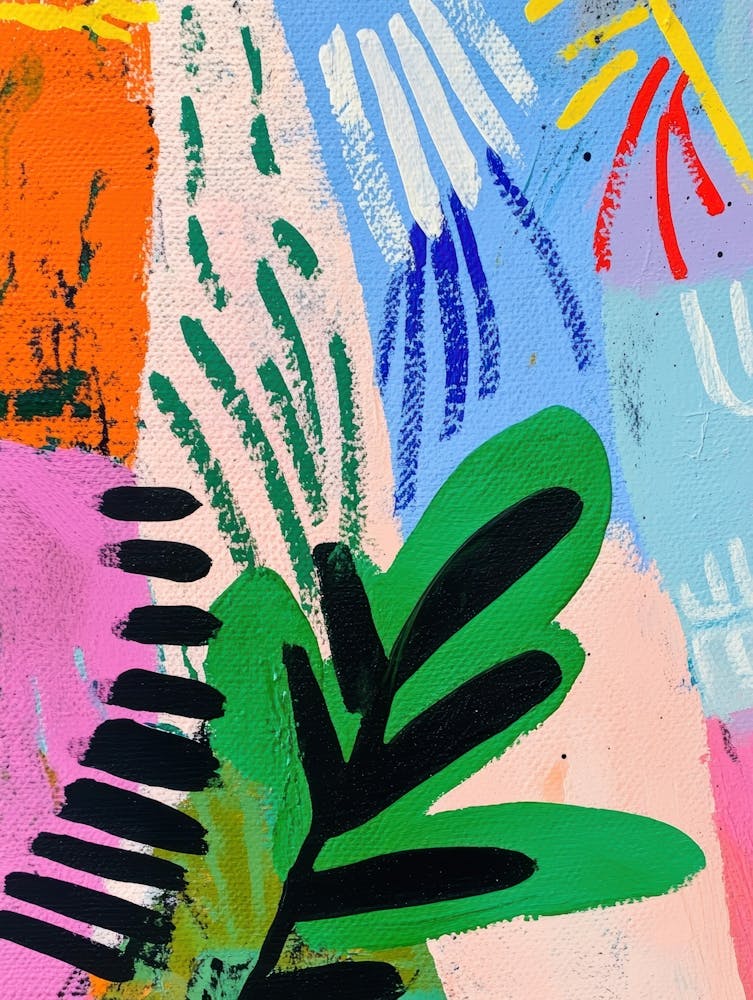 Tropical Abstract Painting 2