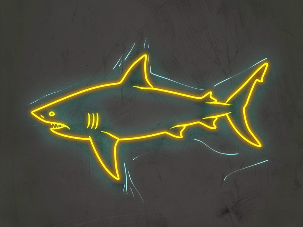 Neon Lemon Shark 2