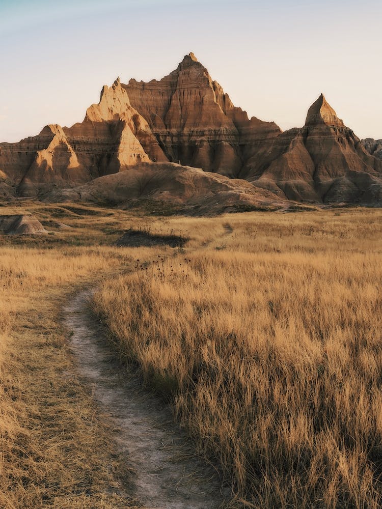 Warm Sunset Mountains