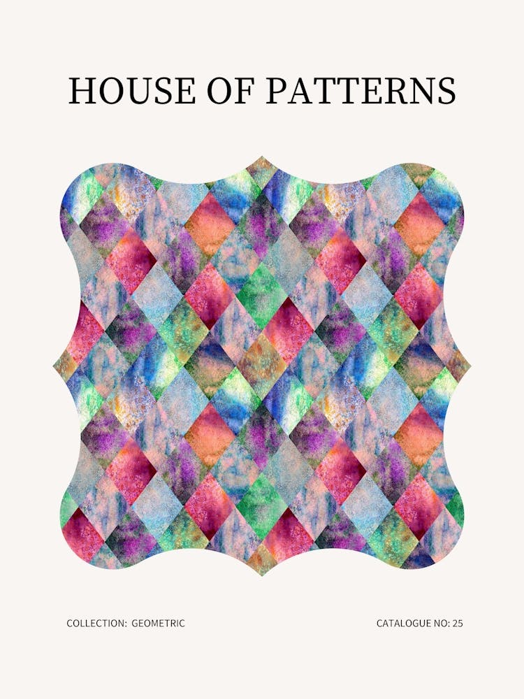 Geometric Pattern Poster 25