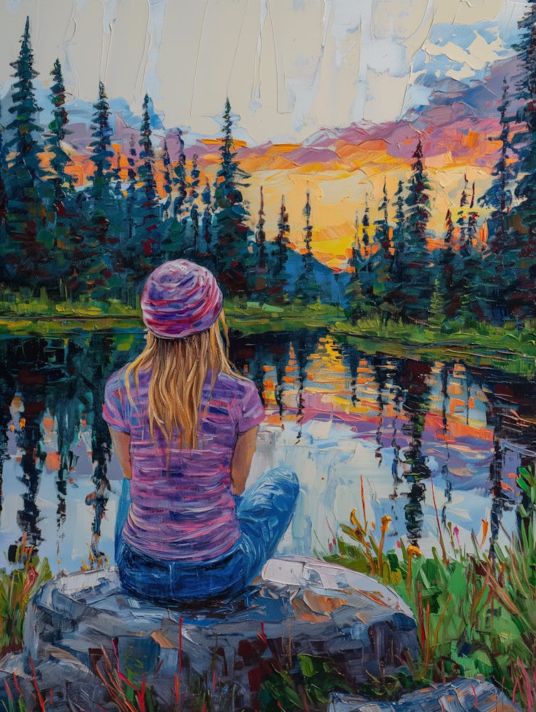 Sunset At The Lake