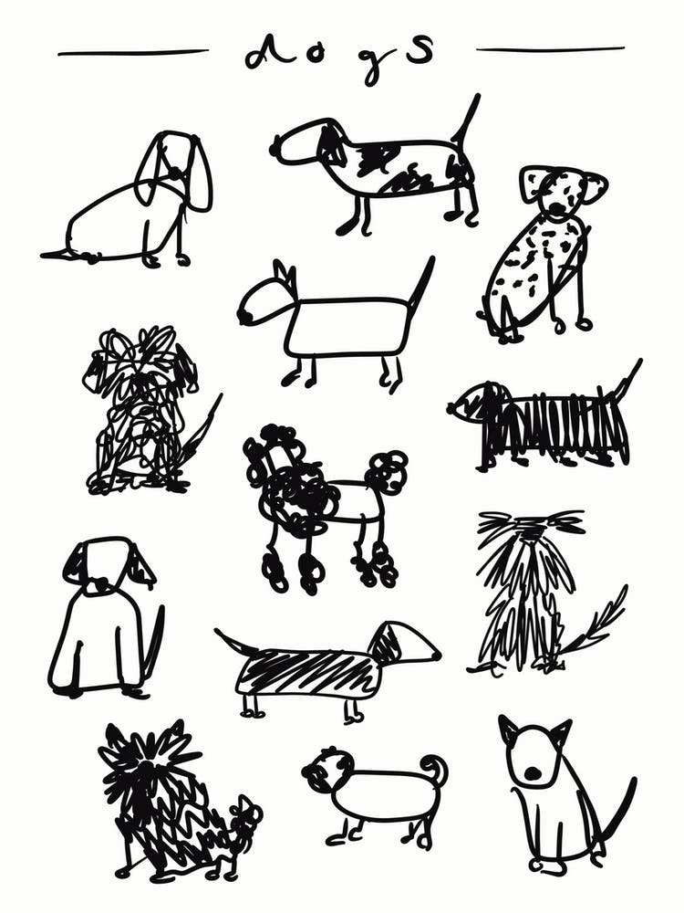 Dogs Black And White