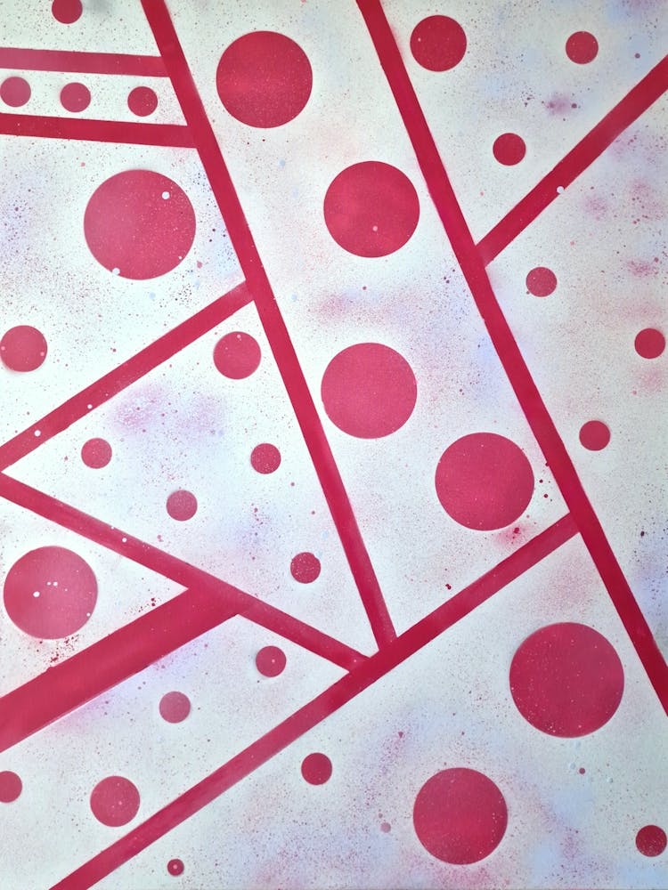 Abstract Polka Dots