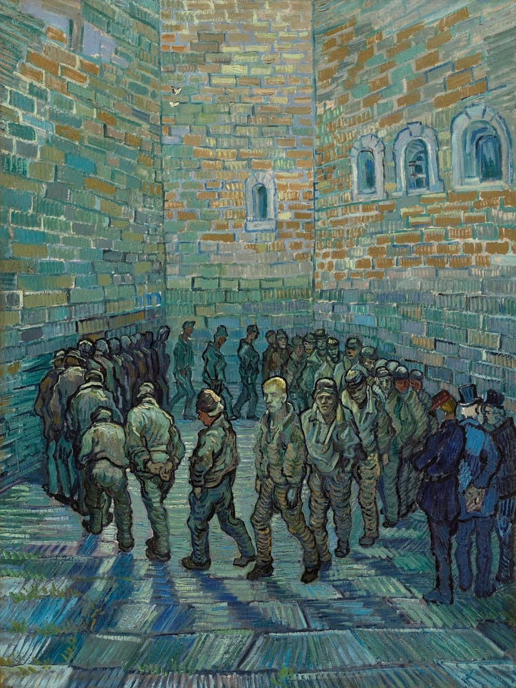 Prisoners Exercising (1890), Vincent Van Gogh