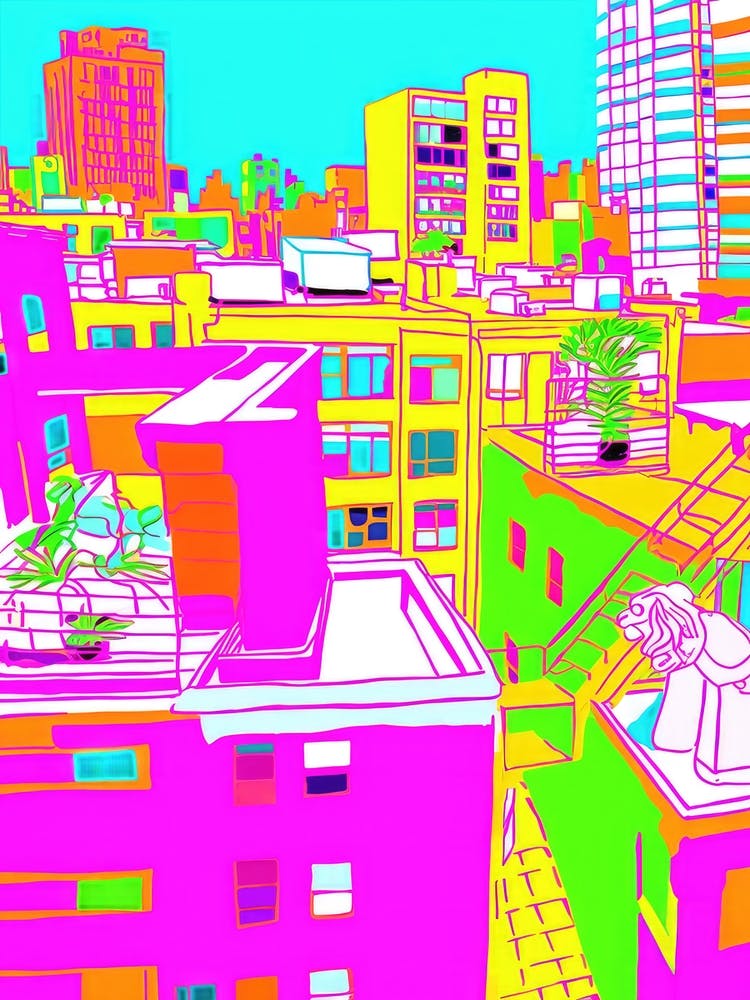 New York City Colourful View 6