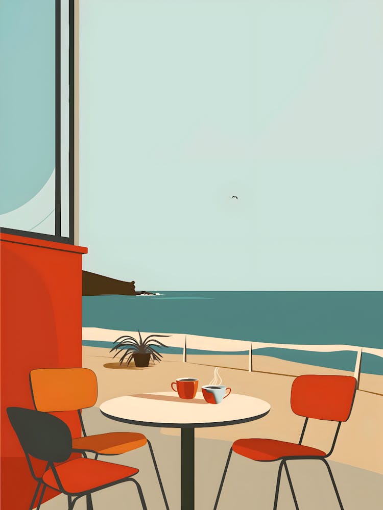 Cafe At The Beach