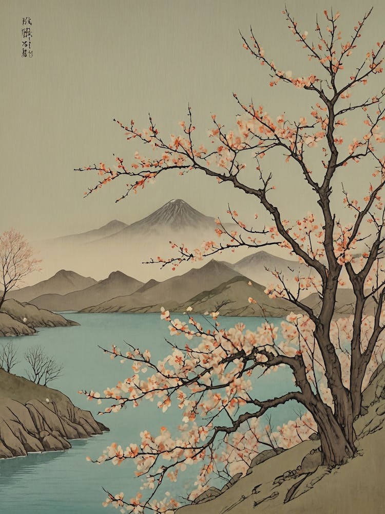 Cherry Blossom Landscape