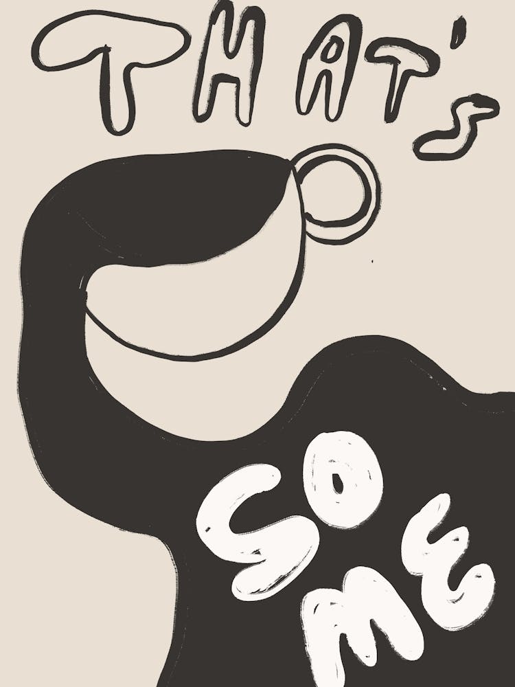 Coffee Quote Print