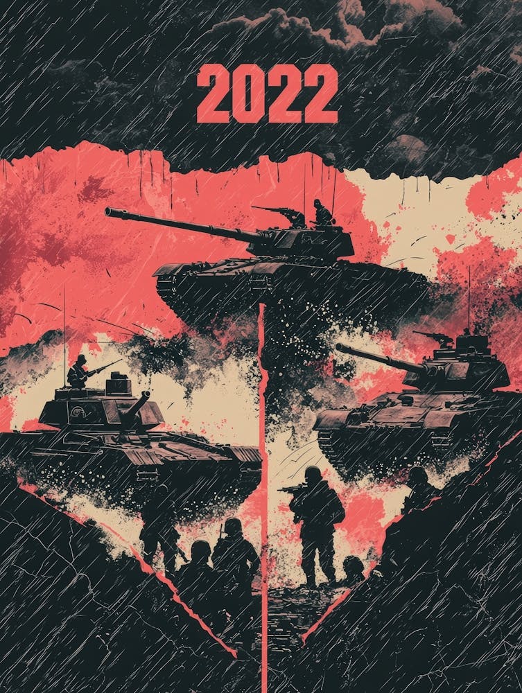 Aihrgdesign A Powerful Geopolitical Poster Marking The Start 11