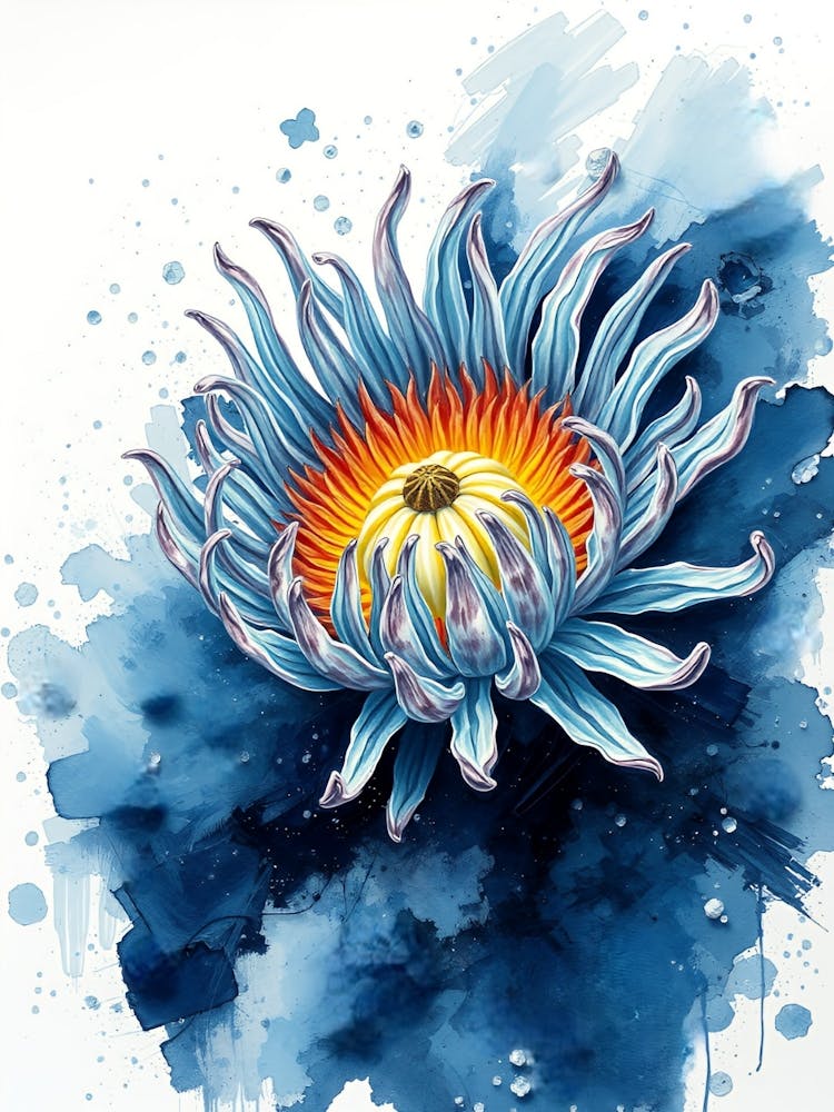 Blue Water Lily
