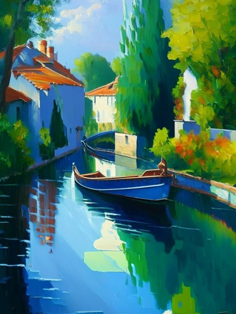 Canals Waterscape Impressionism 1