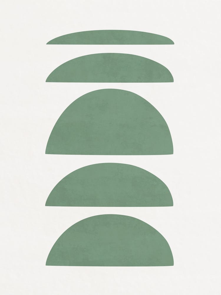 Green Abstract Art