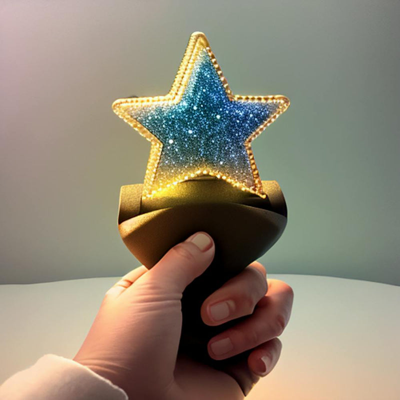 Person Holding A Star