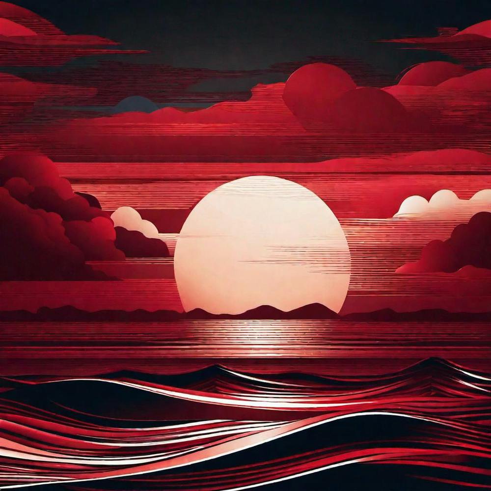 Sunset Over The Ocean 55